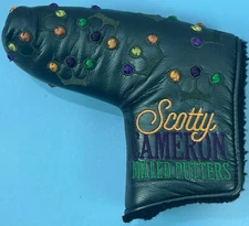 Scotty Cameron Blade Putter Head Cover 2020 Mardi Gras Mini Crowns Titleist EUC