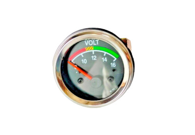 New Voltmeter Volt Gauge VDO type 2-1/16''/52mm, 12V system w/wire harness #18-42