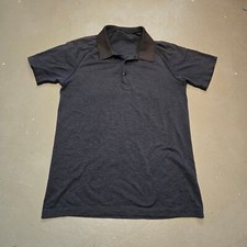 Lululemon Short Sleeve Athletic Live in Practice Polo Men  s Size Small