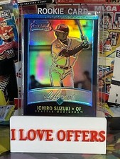 2001 JAPANESE TOPPS BOWMAN CHROME ICHIRO SUZUKI REFRACTOR ROOKIE #351 RARE READ