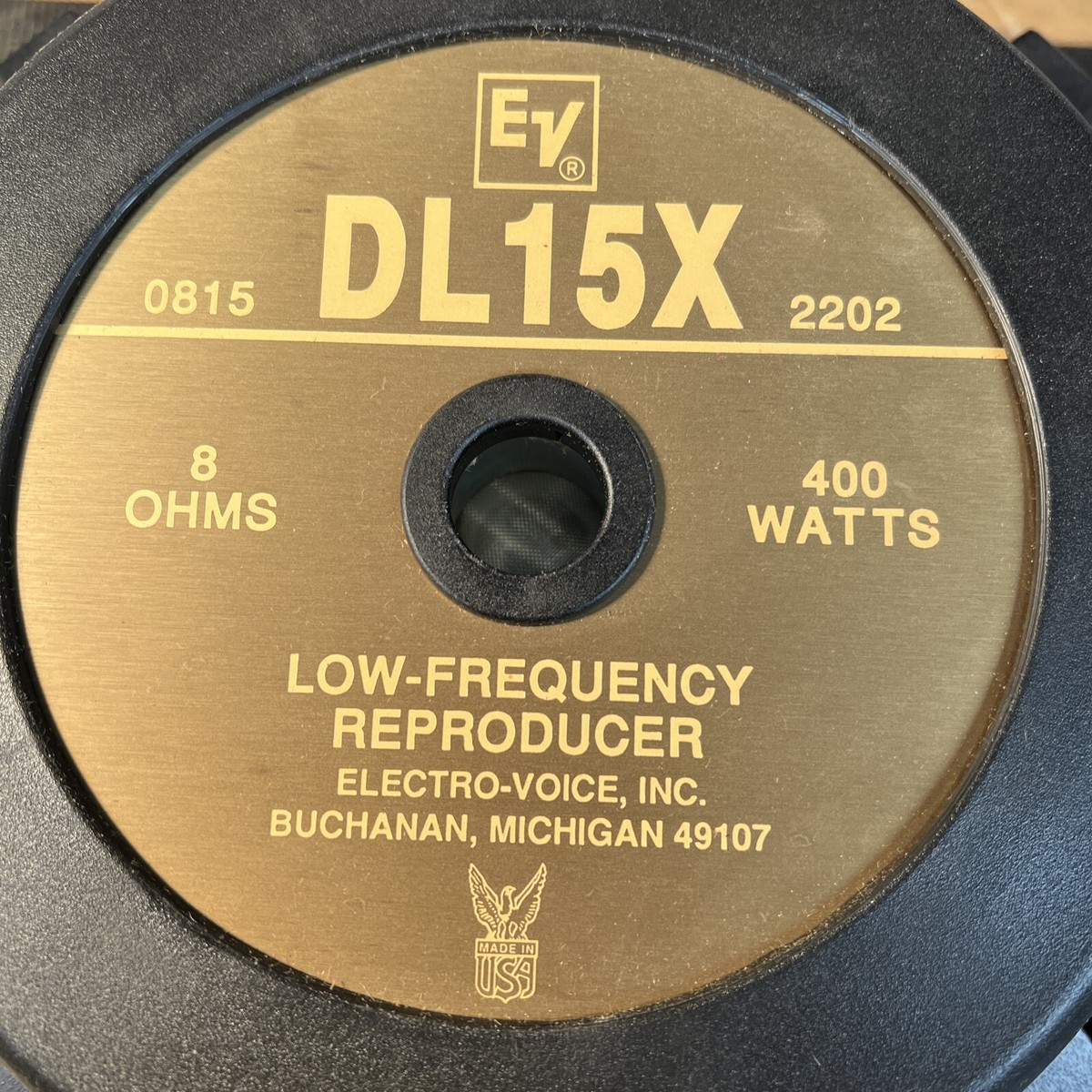 Vintage EV DL15X 15