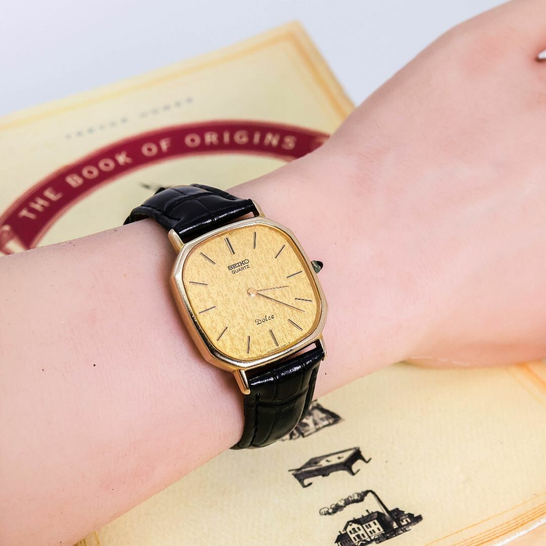 セイコー SEIKO ドルチェ 10K×SS 6020-5950 腕時計 Seiko Dolce Quartz 10K Gold Filled Vintage Watch 6020 5950