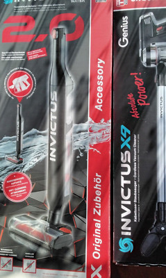 INVICTUS X9 Set 380W Akku-Handstaubsauger mit  INVICTUS X 2.0 Water Aufsatz