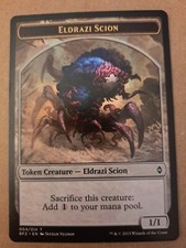 MTG Magic The Gathering Battle for Zendikar Token Creature Eldrazi Scion LP
