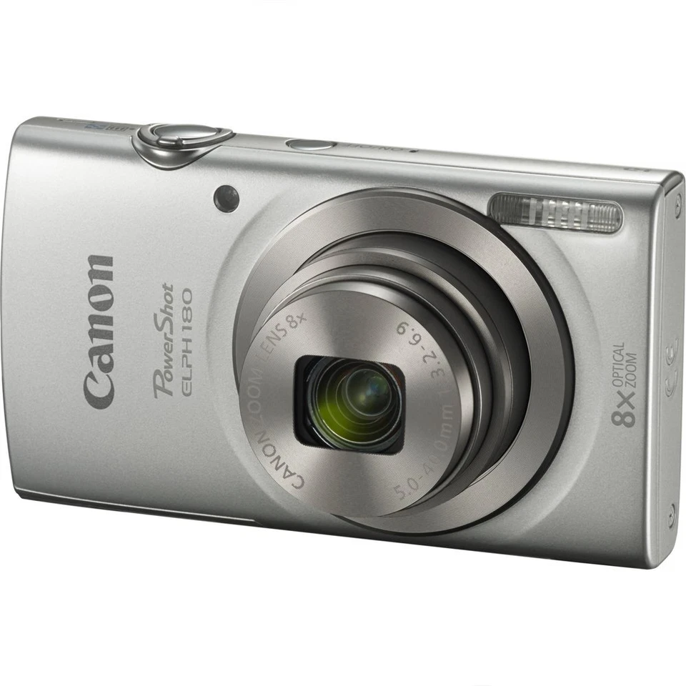 Canon PowerShot ELPH 180 HS / Canon IXUS 175 20MP Digital Camera Sliver 85% New - Image 3 of 4