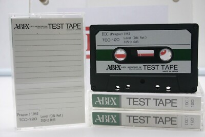 Genuine ABEX LEVEL&DISTORTION/TCC-120 (315Hz -0dB) #FREE SHIPPING