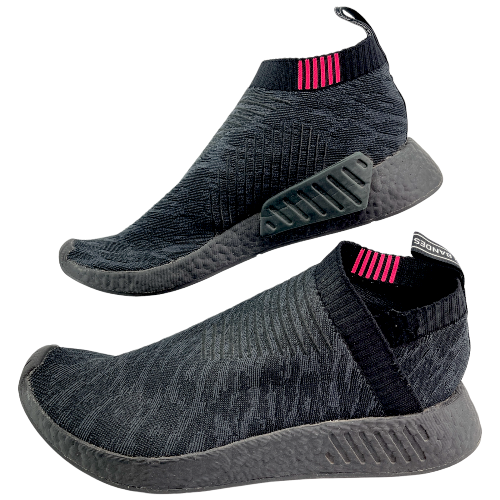 Adidas NMD CS2 Primeknit Black On Athletic Running CQ2373 Mens Size 12 eBay