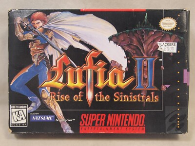 Lufia II Rise of the Sinistrals (Super Nintendo SNES) Authentic BOX ONLY 