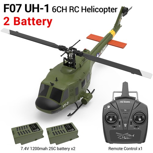 Yuxiang F07 UH-1 Huey Hubschrauber 2.4G 6CH 6-Achsen Gyro Optical Flow Positionierung - Bild 15 von 16
