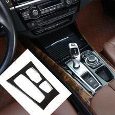 For BMW X5 X6 E70 E71 2008-2013 Gloss Black Console Gear Box Panel Cover Trim US