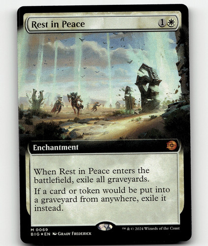 rest in peace mtg card Rest in Peace Print