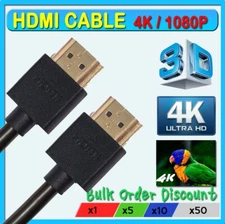 High Speed 2.0 UHD HDMI Cable 3D 2160P 4K X2K at 30Hz 1080P HDTV RoHS CE
