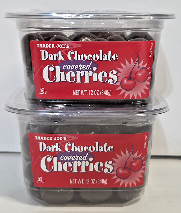 Trader Joe's Dark Chocolate covered Cherries Bundle 12oz 340g | eBay