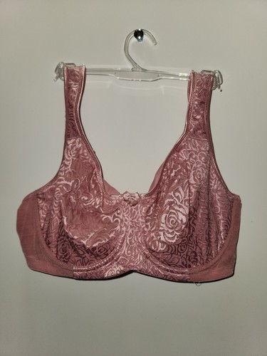 BREEZIES Size 38DD Wild Rose Seamless Underwire Support Bra