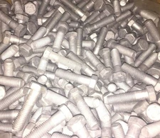 3/8-16 X 4 Galvanized Hex Bolts With Nuts & Washers 100 Pieces Each