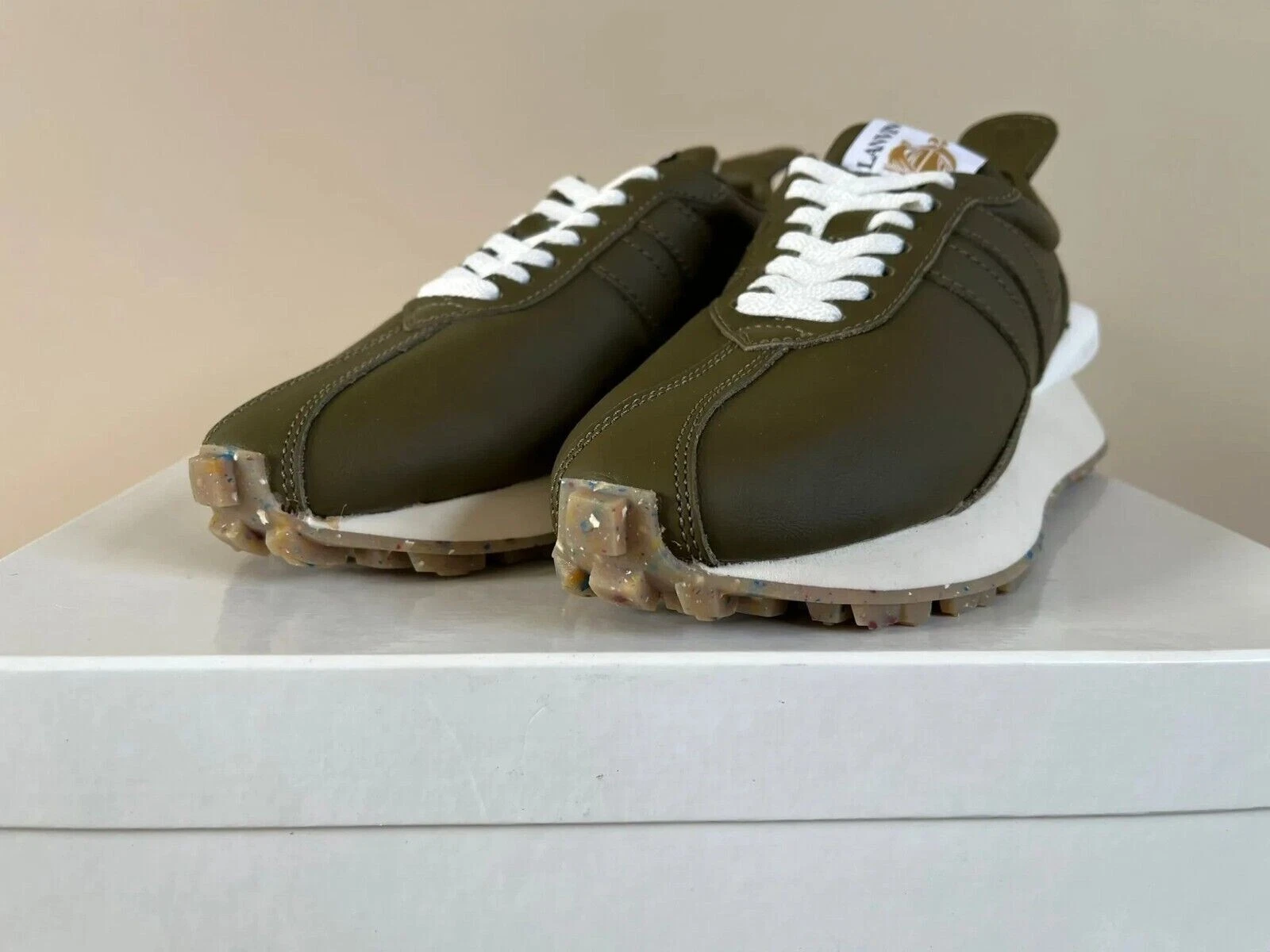 Lanvin — Lanvin , Sneakers in Military Green BNWOB 40
