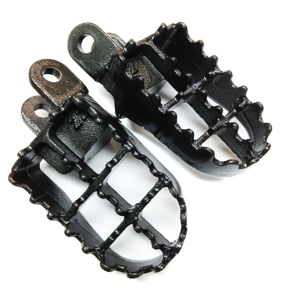 Clavijas de pie gris Motocross MX para Kawasaki KLX300R 1997-2007 1993-1995 KLX650 Foto 3 de 4