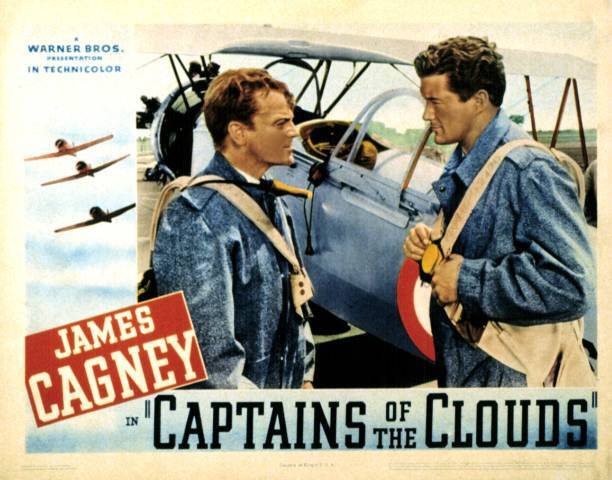 Captains Of The Clouds Lobby Card James Cagney Dennis Morgan 1942 Old Photo