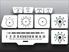 White Face Gauges For 1966 Chevrolet Impala Caprice