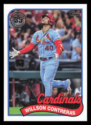 Willson Contreras 1989 35th 2024 Topps Update #89US-8 St. Louis Cardinals