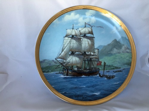 Franklin Mint Derek Gardner Great ships of golden age of sail Collector plates - Picture 12 of 12