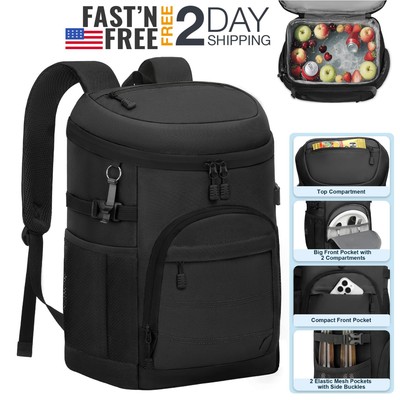 35 Cans Insulated Leak Proof Backpack Cooler For Men Camping Beach Hiking Large