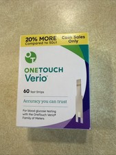 One Touch Ultra Diabetic Blood Glucose Test Strips 60 Count New Exp. 10/2027