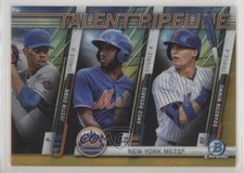 2017 Bowman Gold Refractor 19/50 Justin Dunn Amed Rosario Brandon Nimmo uy5