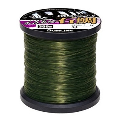 Sunline Nylon Fishing Line Iso Special Honseki Onido 300m Size 30 Seaweed Green
