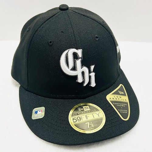 New Era Chicago White Sox City Connect Low 59FIFTY Fitted Hat Cap Schwarz 7 1/8 - Bild 3 von 5
