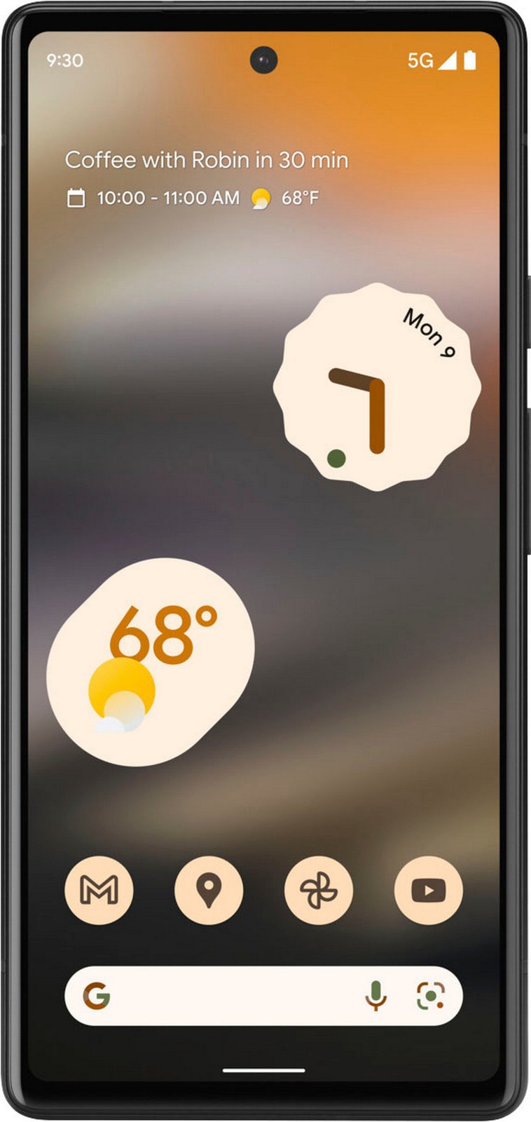 Google Pixel 6a, Tracfone Only | 128GB, Black, 6.1 in Screen | Grade B- | GX7AS