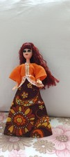 vintage 1970s Palitoy Pippa doll in Pippa dress reroot 1st issue Pippa