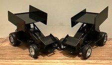 NEWLY Designed in 2026,  Black Pull Back Sprint Car Blank's 2 ea.
