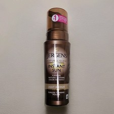 Jergens Natural Glow INSTANT SUN Sunless Tanning Mousse LIGHT BRONZE 6 oz