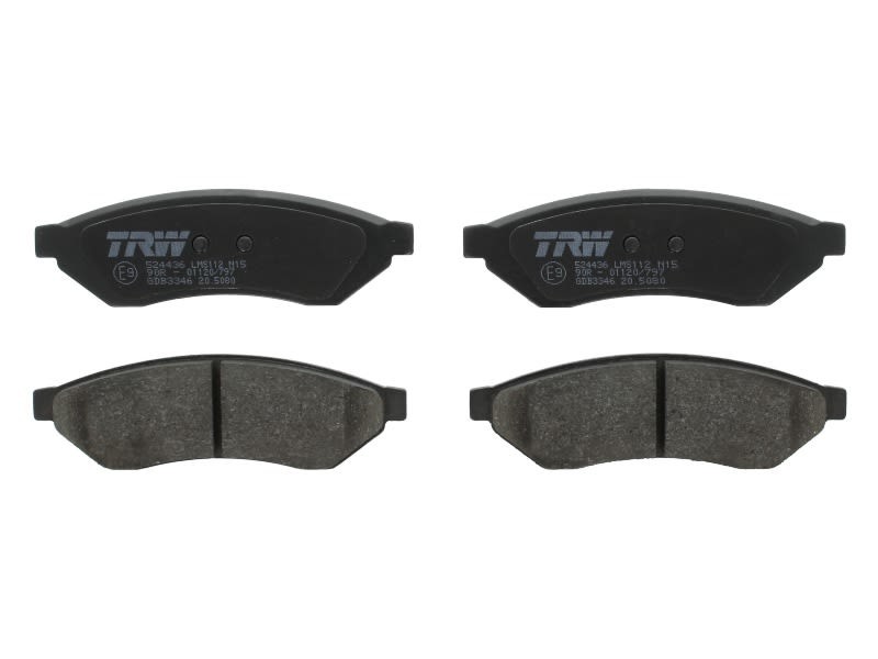Plaquettes de frein TRW GDB3346 anti-vibration pour réparer les freins de MAGNUS 2.5