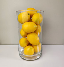 REALISTIC LEMONS Fake Faux Fruit Table Decor Plastic 18 Piece Props Theatre Set