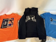 Little Boy's Under Armour UA 3-Pieces: Hoodie NWT 2 Tees look new, no tag