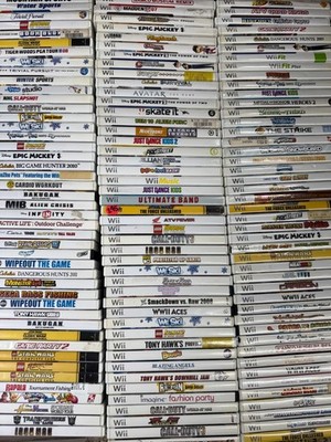 Wii - $1-$5 Games Build your own Wholesale lot Bundle Complete Lot Discount A-J