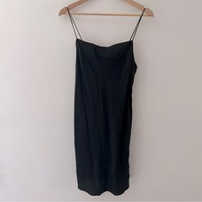J Crew Collection NWOT Slip Dress Black Size 8