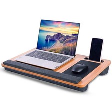 Laptop Tray   Home Office Lap Desk with Built-in Mouse Pad, Wrist Rest  Phon...