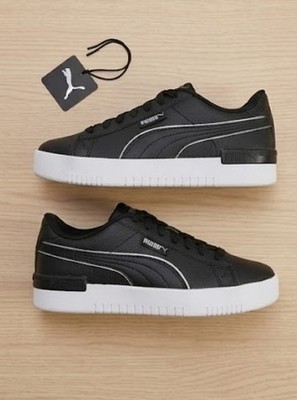 Puma Carina L Damen Sneaker Leder Schuhe Schwarz