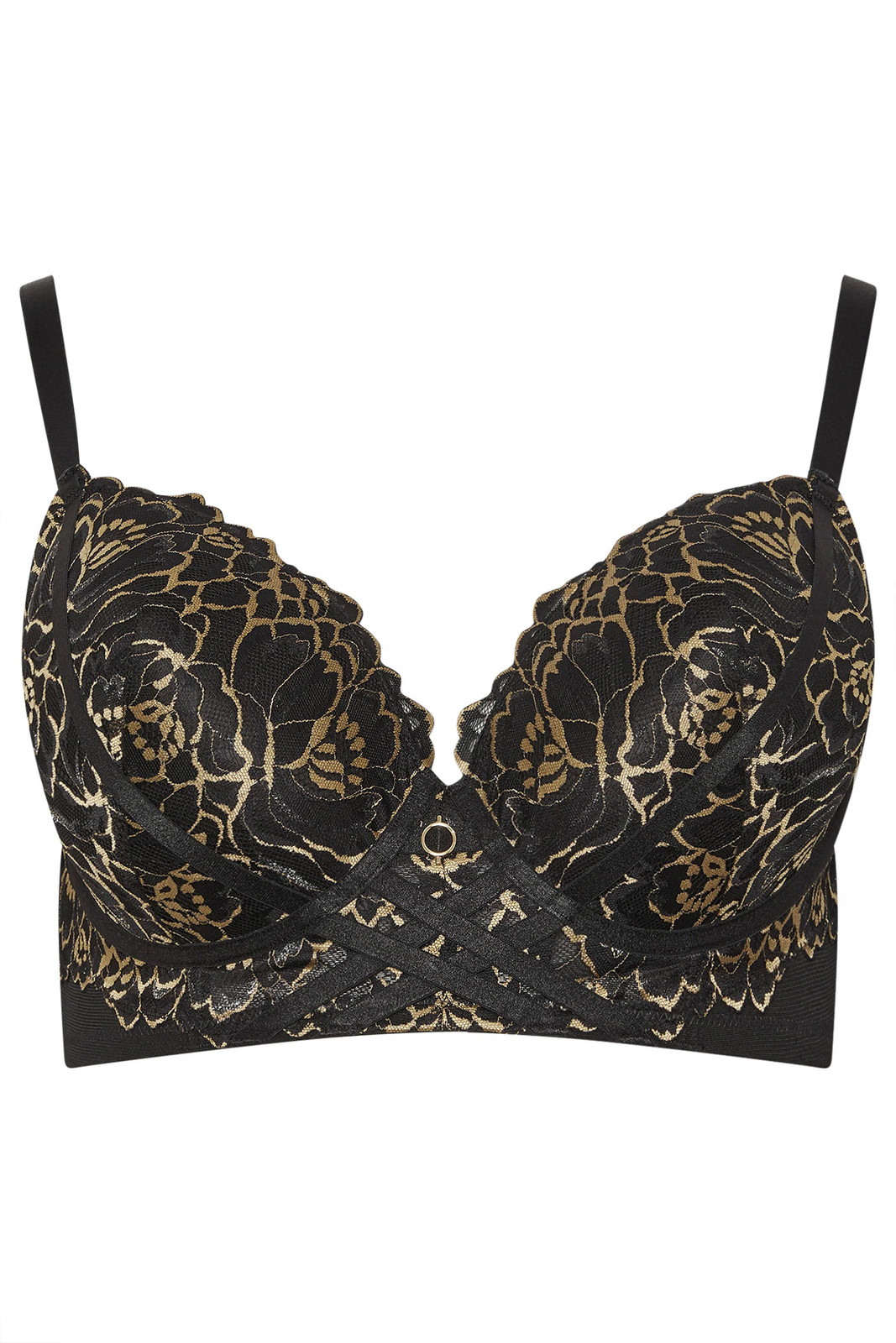 Yours Curve Women's Plus Size Floral Padded Bra