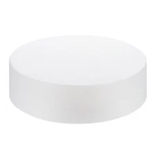 Round Foam Cake Dummy 10 Inch x 2.8 Inch Circle Dummy Cake Set for Wedding Cakes