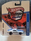 Hot Wheels 2011 Vintage Racing Ed Terry's 70 Ford Mustang White Real Riders