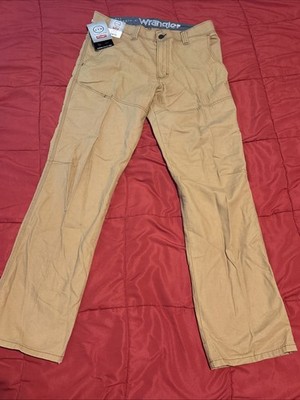 Wrangler ATG All Terrain Gear Pants Men 34x32 Brown  Straight Fit Brand New
