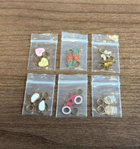 Pierced Co. Huggies Charms - Hypoallergenic - Hearts Mermaids Penguins Dragonfly