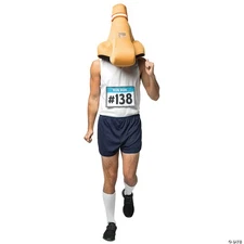 Rasta Imposta Runny Nose Costume Adult Standard Beige - One Size Fits Most