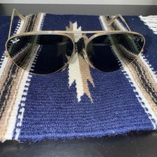 Vintage Ray Ban Aviators, Gold Tone Frame