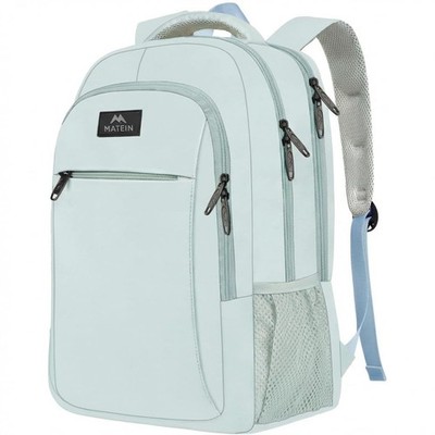 MATEIN Travel Laptop Backpack, Lightweight Anti Theft 15.6 Inch, Light Blue