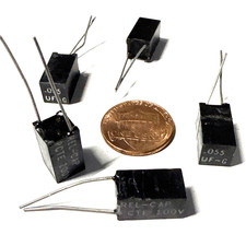 5 X 55 Nf 100v Condenser 2 Capacitor 5 Pcs X 0.055 Uf By Rel-cap